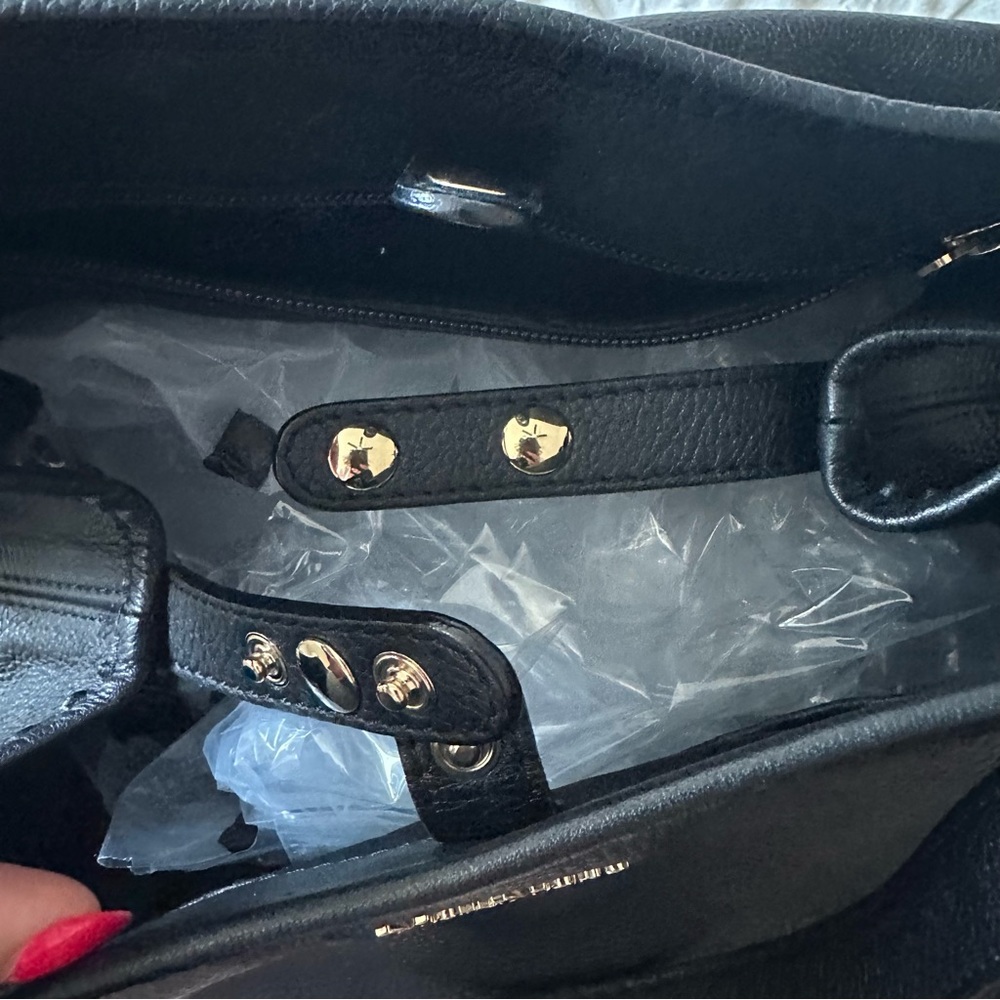 MaxMara Black Leather Shoulder Bag - Picture 6 of 15
